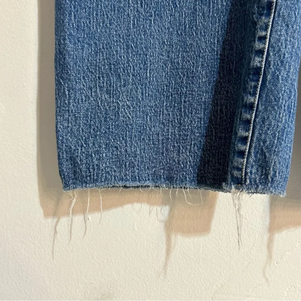 J. Crew Slim Wide Leg Jeans in Beach Way Wash Size 34